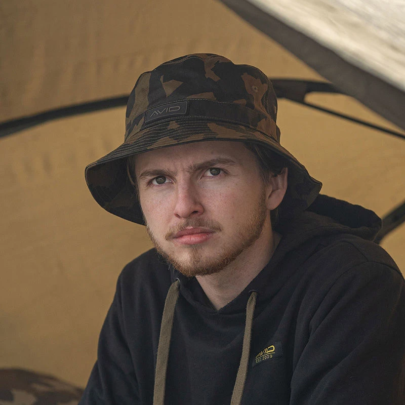 Avid Carp Distortion Camo Bucket Hat